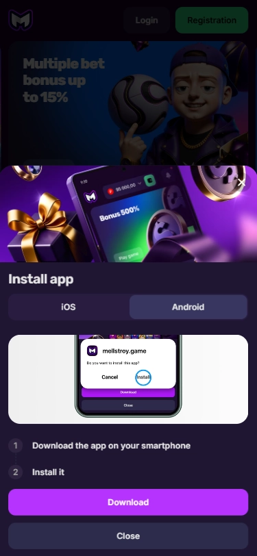 Как скачать Mellstroy Casino App для Android.